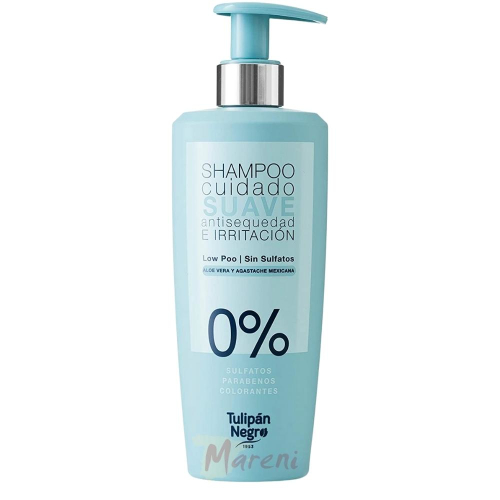 Tulipán Negro: Shampoo Cuidado Suave 0% - 500ml