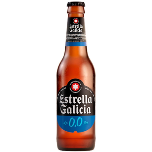 Estrella Galicia - 0,0% alkoholfrei - Flasche 0.25 l