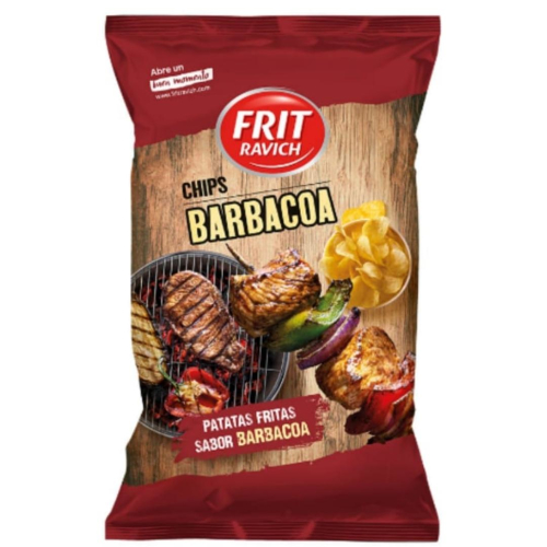 Frit Ravich - Katoffelchips mit Barbecuegeschmack - Patatas fritas con sabor barbacoa 125gr