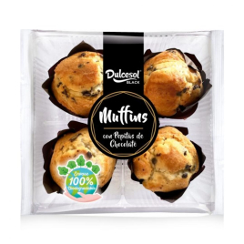 Dulcesol: Runde Muffins mit Schokoladenstückchen 300gr
