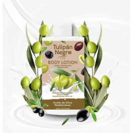 Tulipan Negro: Körperlotion Mittelmeer-Olivenöl 400 ml