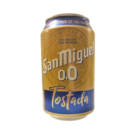 San Miguel 0,0% Tostada, alkoholfrei - Dose 0,33 l