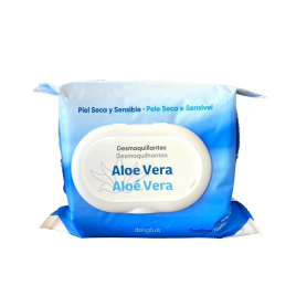 Abschminktücher mit Aloe Vera - 25 Stück