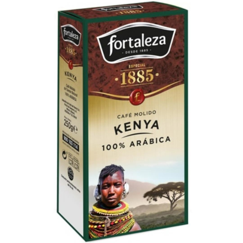 Gemahlener RöstKaffee Kenya - Café tostado molido Kenya 100% Arabica - 250g MHD 12/23