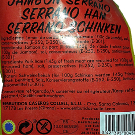Serrano Schinken am Stück - ca. 0,5 kg
