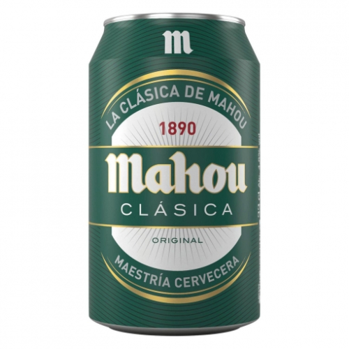 Mahou Clásica - helles Bier - 33 cl Dose