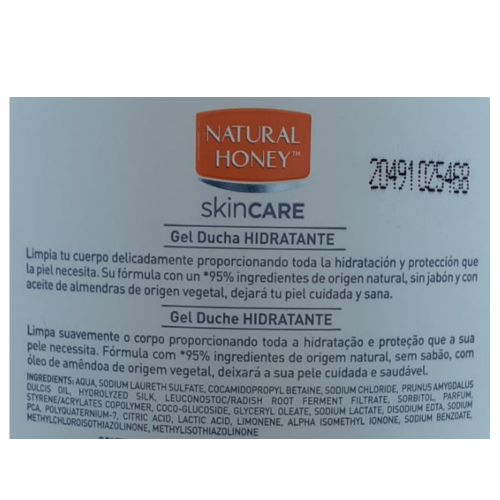 Natural Honey &ndash; Duschgel &ndash; SkinCare &ndash; 750 ml