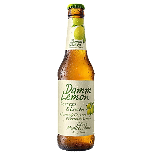 Damm Lemon - helles Bier mit Zitrone - Flasche 0,25 l