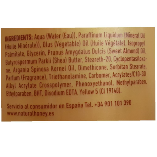 Natural Honey - Körperlotion mit Arganöl 300ml