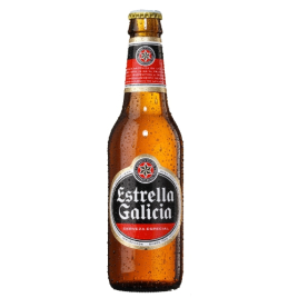 Estrella Galicia - Flasche 0,25 l
