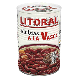 Litoral: Rote Bohnen nach baskischem Rezept - Alubias a la Vasca - 430gr