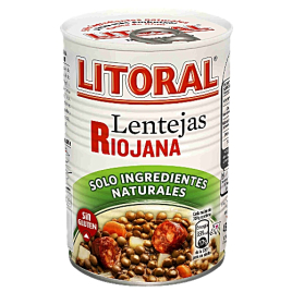 Litoral: Lentejas Riojana - Linseneintopf nach riojanischer Art - 430g