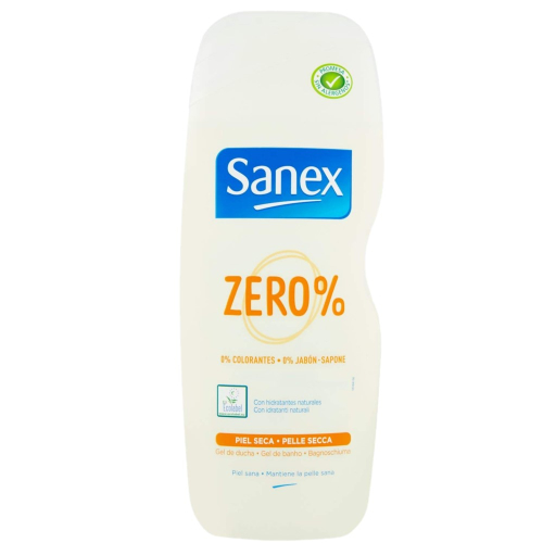 Sanex – Duschgel Zero% für trockene Haut - 600 ml