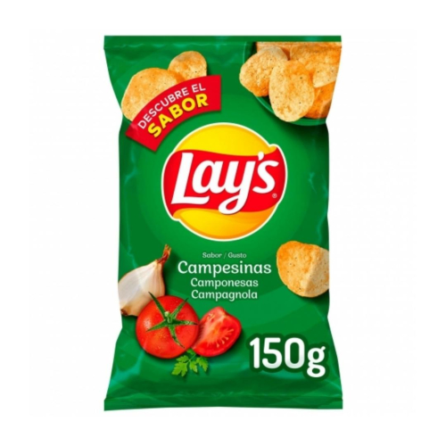 Lays - Kartoffelchips mit Tomaten- und Knoblauchgeschmack - 160 gr