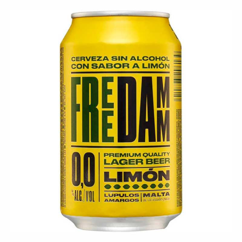 Damm Lemon Free 0,0 - alkoholfrei Bier - 33cl