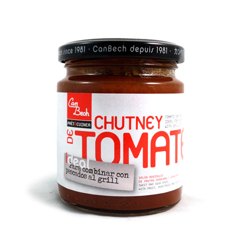 Tomatenchutney mit Cayennepfeffer und Zwiebel - Chutney de Tomate con cayena y cebolla - 250gr