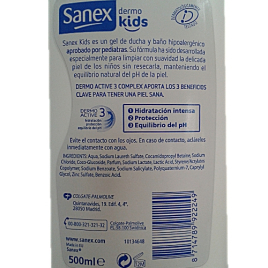 Sanex: Dermo Kids - Cuerpo y Cabello - 500ml