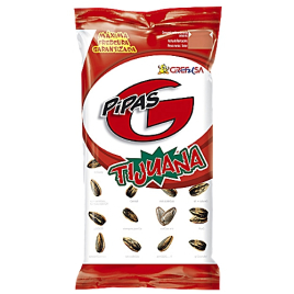 Grefusa: Pipas G. Sonnenblumenkerne mit Barbecuegeschmack - Pipas Tijuana sabor Barbacoa  - 165g