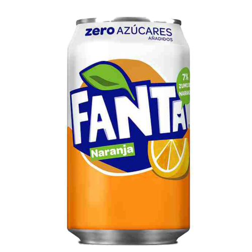 Fanta Zero Naranja: Erfrischendes Orangensaftgetränk (0% Zucker) - 33 cl