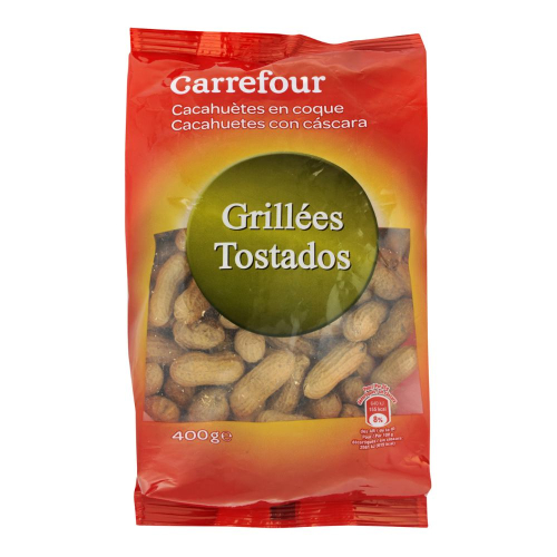 Erdnüsse mit Schale, geröstet - Cacahuetes con Cascara Tostados - 400g