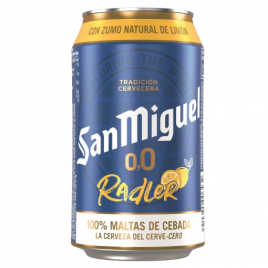 San Miguel 0,0 Limon - helles Bier ohne Alkohol mit Zitronensaft - 33cl