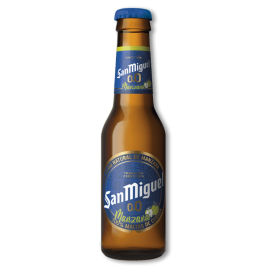 San Miguel 0,0% alkoholfrei mit Apfelsaft - Flasche 0,25 l