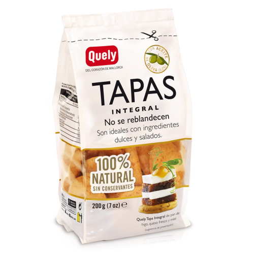 Tapas integral - knuspriges Vollkorn-Brot für Häppchen - 200g
