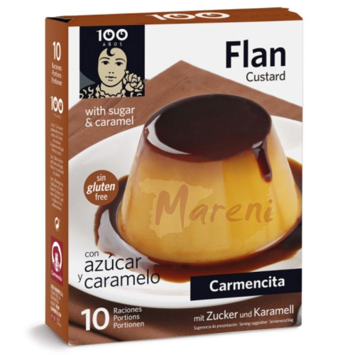 Flan - spanisches Dessert - für 10 Portionen 190 gr