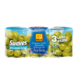 Grüne Oliven mit Anchovipaste gefüllt - 35%...
