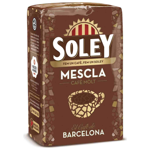 Soley: Cafe Molido Mezcla - Kaffeemischung 50/50 - gemahlen - 250g