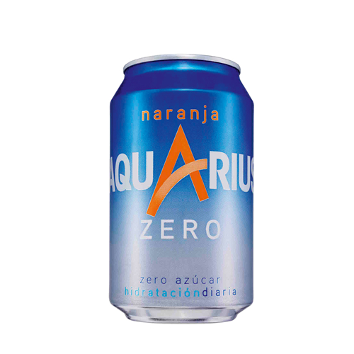 Aquarius ZERO Orange - Aquarius ZERO Naranja - Dose à 33 cl