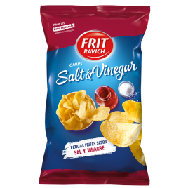 Frit Ravich: Kartoffelchips Salz & Essig Geschmack 125gr