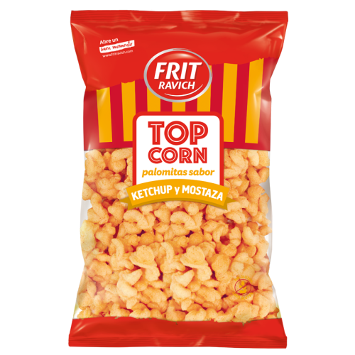 Frit Ravich - Top Corn - Popcorn Ketchup und Senf - Palomitas ketchup y mostaza 80gr