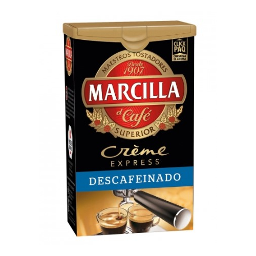 Marcilla: Creme Express Descafeinado - entkoffeiniertgemahlener Kaffee - 250g