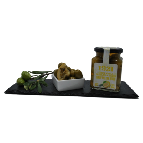 Entkernte Oliven, Zitrone und feine Kräuter - Aceitunas con hueso, limon y finas hierbas - 140gr