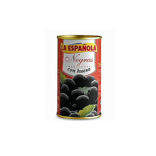 Schwarze Oliven mit Kern - Aceitunas negras con hueso - 185gr
