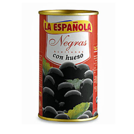 Schwarze Oliven mit Kern - Aceitunas negras con hueso -...
