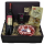 Geschenkkorb: Iberischer Bellota Schinken mit Rioja-Wein, Olivenöl und Cracker