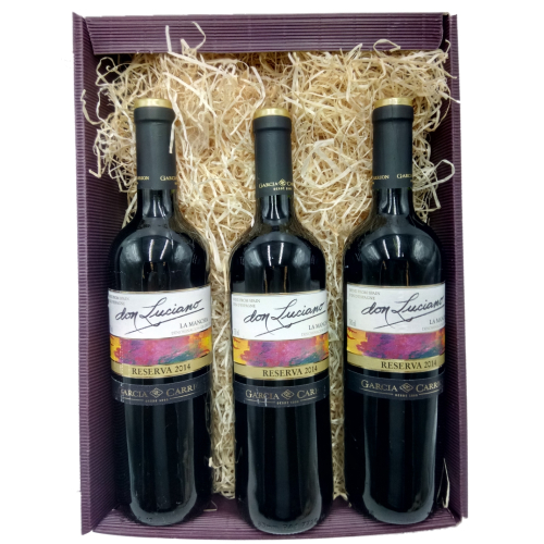 Weingeschenk: 3 Flaschen Rotwein Reserva
