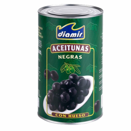 Aceitunas Negras c/hueso - Spanische schwarze Oliven mit...