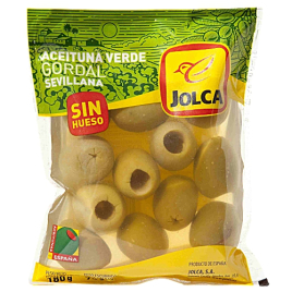 Aceitunas Gordal sin hueso- Spanische grüne Gordal-Oliven ohne Kern - Beutel