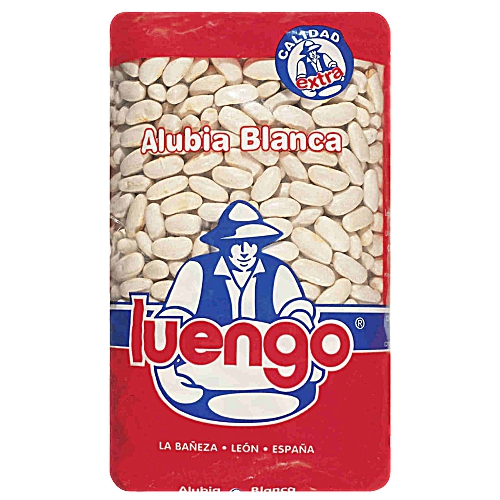 Luengo: Alubia Blanca Selecta - weisse Bohnen, getrocknet - 500g