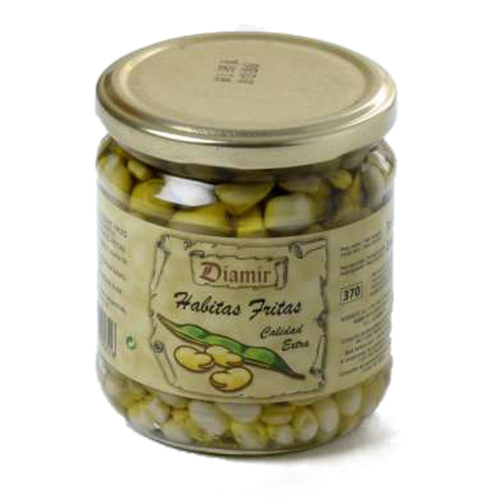 Saubohnenkerne in nativem Olivenöl 230gr