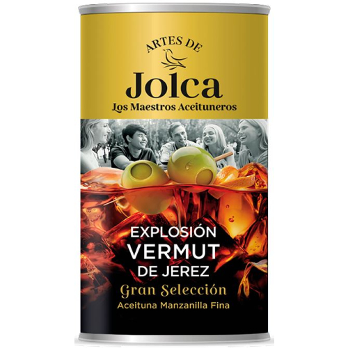 Aceitunas Explosión Vermut de Jerez - Spanische grüne Oliven mit Vermouth