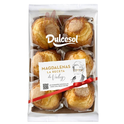 Dulcesol: Runde Muffins Vicky Rezept - Magdalena Receta de Vicky - 300 g