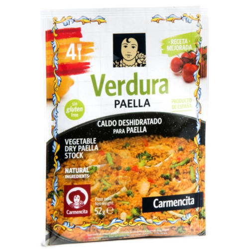 Fertigbrühe für Gemüsepaella für 4 Portionen - Verdura - 52gr