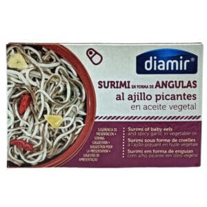 Diamir – Gulas al Ajillo – Glasaale aus Surimi mit Knoblauch, pikant – 50 g