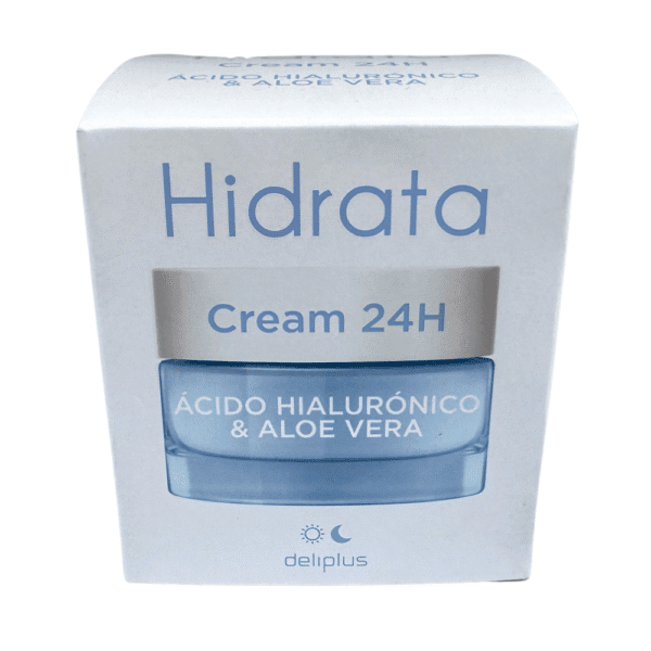 Deliplus - Hidrata Gesichtscreme mit Hyaluronsäure und Aloe Vera – 50 ml