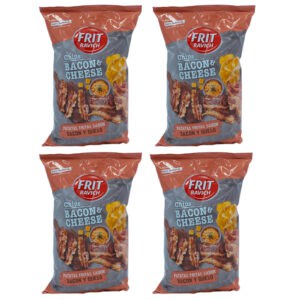 Frit Ravich: Kartoffelchips mit Bacon und Käse Geschmack 4 x 125g