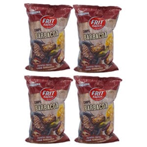 Frit Ravich - Kartoffelchips mit Barbecuegeschmack - Patatas fritas con sabor barbacoa 4 x 125gr